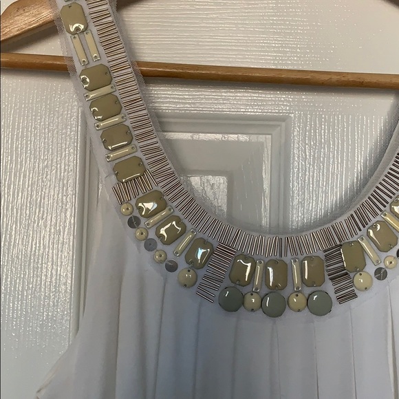 BCBG long white jersey knit dress - Picture 3 of 8